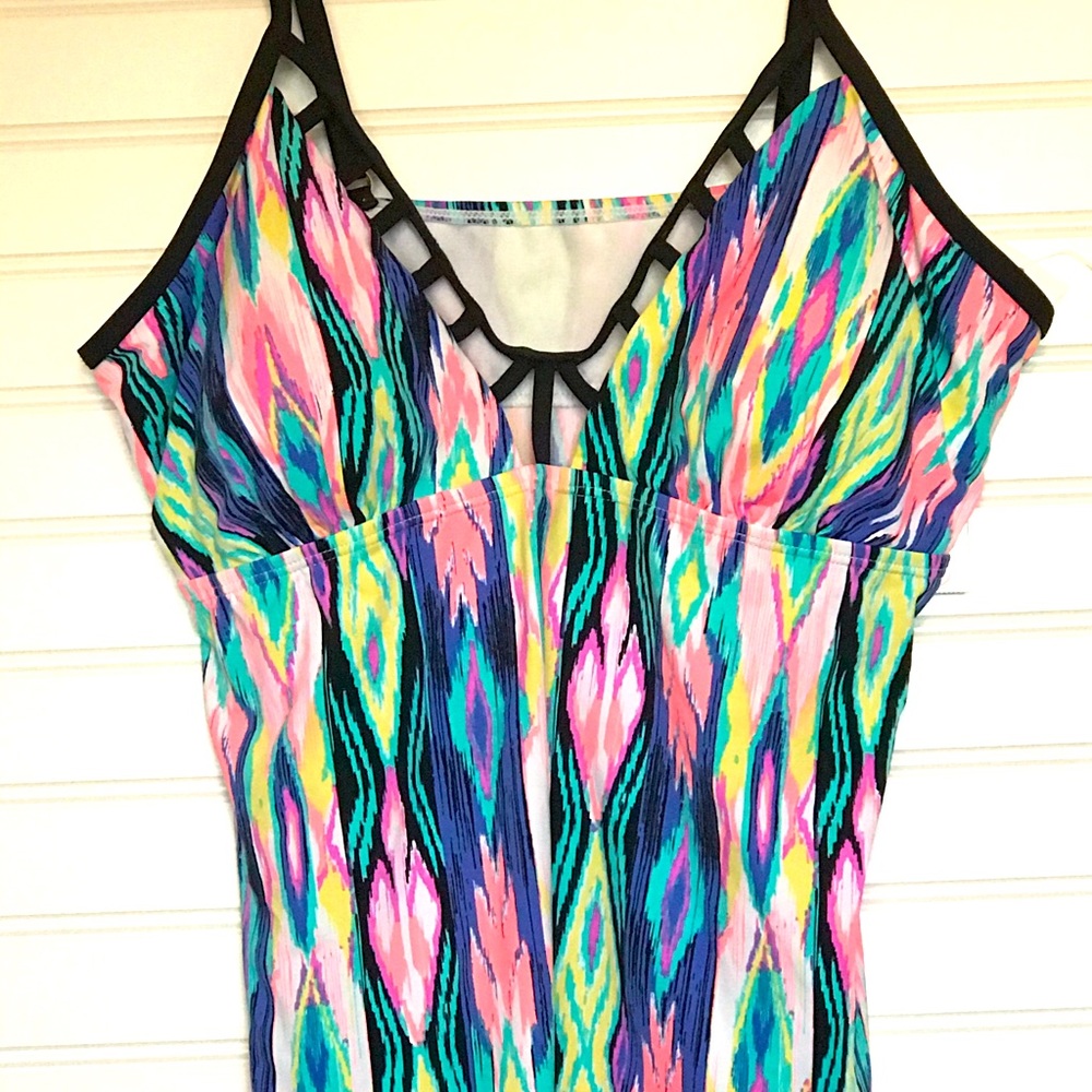 Cole of California Halter Tankini NWT Size Large